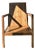 Large Vintage Lounge Chair in Teak For Sale