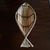 Nautical Pair of Vintage Rattan and Bamboo Fish Baskets For Sale - Image 3 of 12
