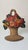 Hubley Manufacturing Company Antique Hubley No. 818 Painted Cast Iron Flower Basket Doorstop For Sale - Image 4 of 11