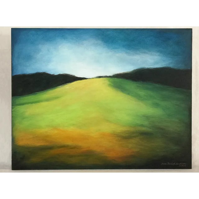 "Toward the Crest" California Landscape Painting by June Parrish Cookson For Sale In Seattle - Image 6 of 6
