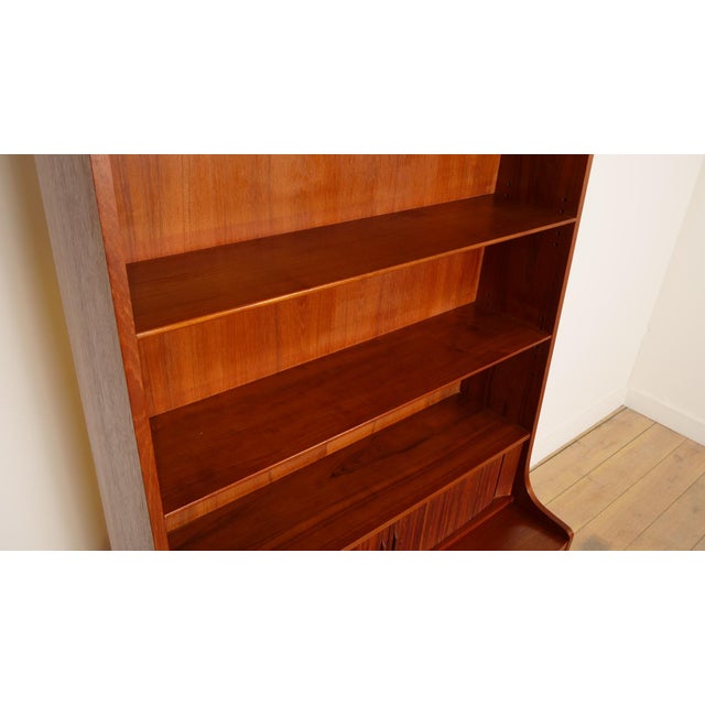 Vintage Highboard Shelf in Teak attributed to Johannes Sorth, 1965 For Sale - Image 12 of 17