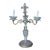 Early 19th Century Attributed to Baccarat Fleu Di Lis Candelabra For Sale