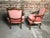 1950s Set of Mid-Century English Oak and Pink Velvet Lounge Chairs For Sale - Image 5 of 13
