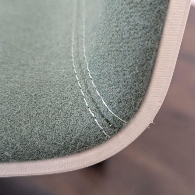 Andreu World Modern Green Office Chair With Wheels For Sale In San Francisco - Image 6 of 9