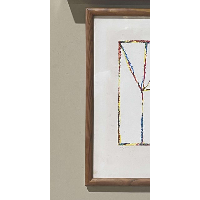 Modern Angelo De Sousa, Abstract Composition, Screen Printing For Sale - Image 3 of 8