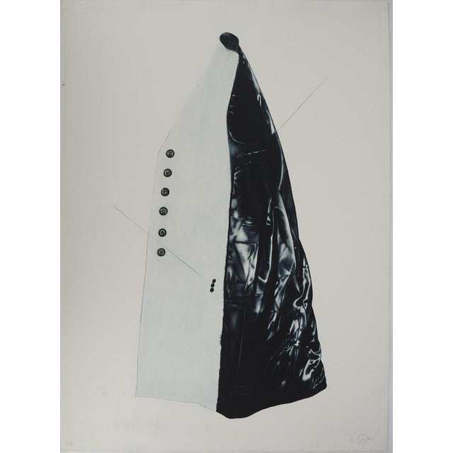 Wolfgang Gäfgen, Coat, 1975, Original Aquatint Etching For Sale - Image 6 of 6