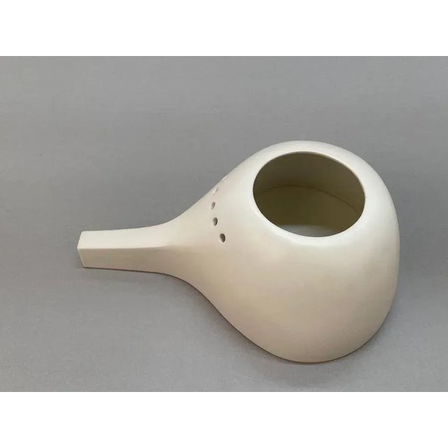 Mid-Century Italian White Ceramic Vase by ZS for Nove di Bassano, 1960s For Sale - Image 15 of 18