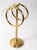 Chase Brass and Copper Company Hollywood Regency Free Standing Solid Brass Double Ring Hand Towel Holder For Sale - Image 4 of 14