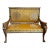Late 19th / Early 20th C Empire Style Parcel-Gilt and Painted Sofa For Sale