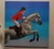 Realism "Grand Prix" Contemporary Equestrian Acrylic Painting by Lynn Curlee For Sale - Image 3 of 4