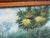 Vintage Hand-Painted Tropical Landscape Beveled Wall Mirror For Sale - Image 10 of 12