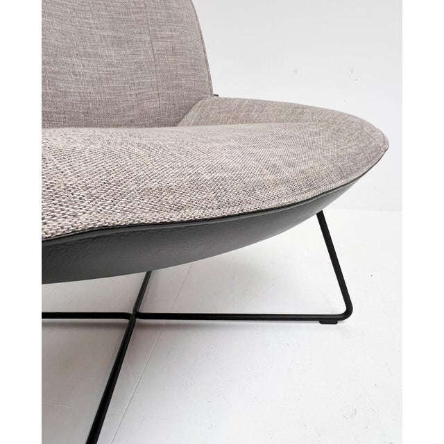 2000 - 2009 Leather 383 Chair by Joachim Nees for Rolf Benz, 2000 For Sale - Image 5 of 15