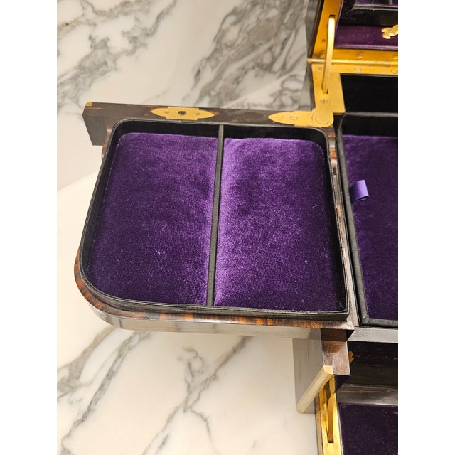 Vintage A. Klein Coromandel Jewelry Casket For Sale - Image 10 of 13
