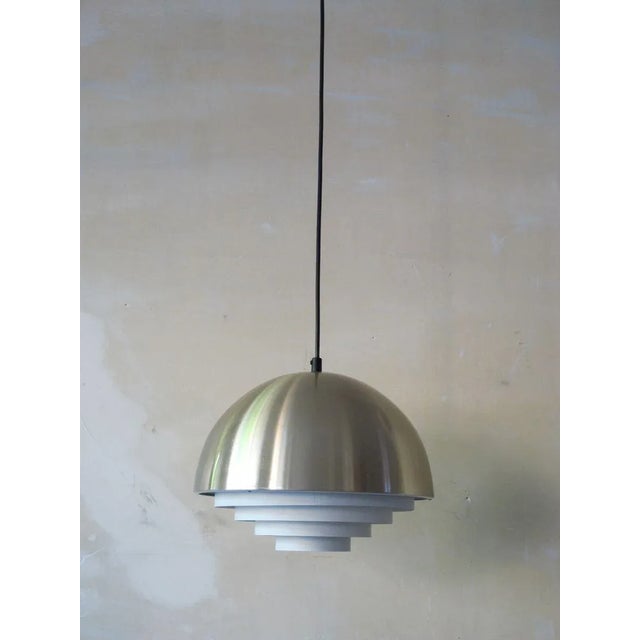 Mid-Century Scandinavian Brass Pendant Light, 1960s For Sale - Image 6 of 6