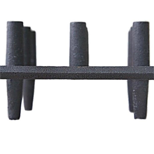 Vintage Danish Modern Jens Quistgaard Jhq 8 Light Iron Trivet Candelabra For Sale - Image 10 of 12