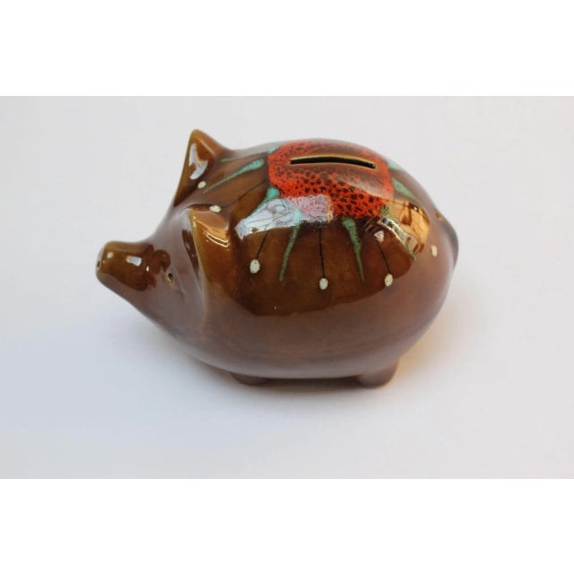 Mid-Century Italian Modern Ceramic Piggy Bank by Bertoncello For Sale - Image 4 of 12
