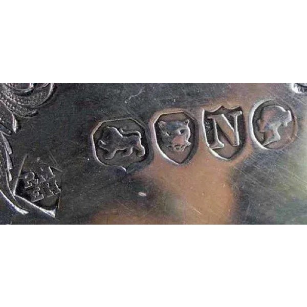 Late 19th Century English Victorian Martin Hall & Co. Sterling Silver Tazza For Sale In Denver - Image 6 of 7