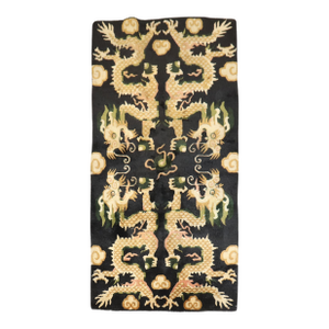 Vintage Zabihi Collection Dragon Rug
