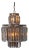 Matthew Izzo Home Small Crossroads Art Deco Three Tier Mercury Glass Chandelier - New Item For Sale