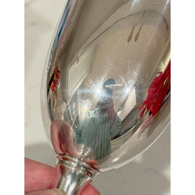 Silver Antique Sterling Silver Goblet by Whiting Manufacturing Co #9323 For Sale - Image 8 of 10