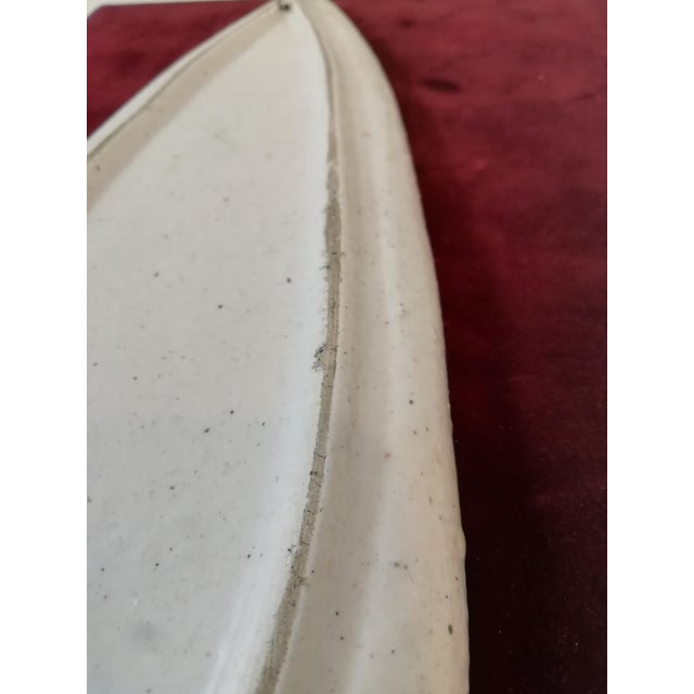 Ceramic Decorated Ceramic Plaque by Marcello Fantoni, 1950s For Sale - Image 7 of 8