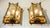 Vintage Solid Brass Wall Sconces / Hall Lanterns by Lamp Art-Italy - a Pair For Sale - Image 9 of 18