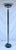 Mid 19th Century Postmodern Torchiere Chrome, Lucite and Marble Floor Lamp For Sale - Image 13 of 13