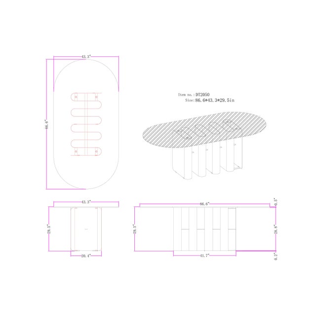 Metal Romeo Glass Top Sculptural Oval Dining Table in Brass For Sale - Image 7 of 7