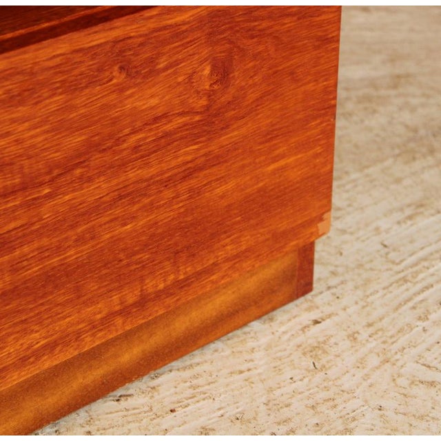 Mid-Century Teak Media Stand with Drawer, 1970s For Sale - Image 9 of 10