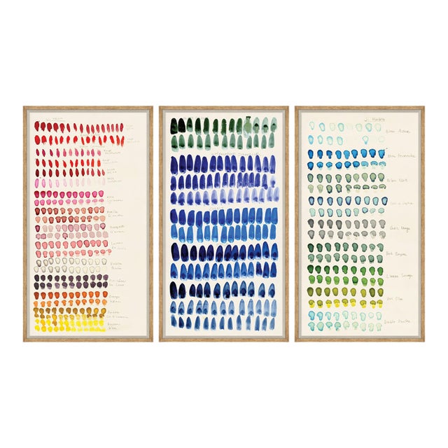 Swatch - Rose, Blue and Green by Susan Hable For Sale