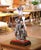 19th Century French Silvered Bronze Figural Sculpture Mounted as Table Lamp For Sale - Image 4 of 15
