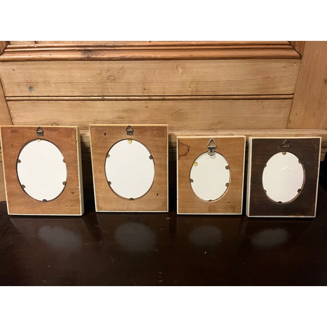 Mid 20th Century Set of Four Bakelite Framed Intaglios For Sale In Atlanta - Image 6 of 6