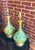 1960s Pair of Mid Century Drip Glaze Pottery Lamps For Sale - Image 5 of 10