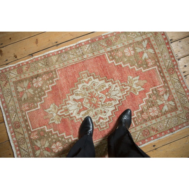 Traditional Vintage Distressed Oushak Rug - 2'11" x 4'6" For Sale - Image 3 of 8