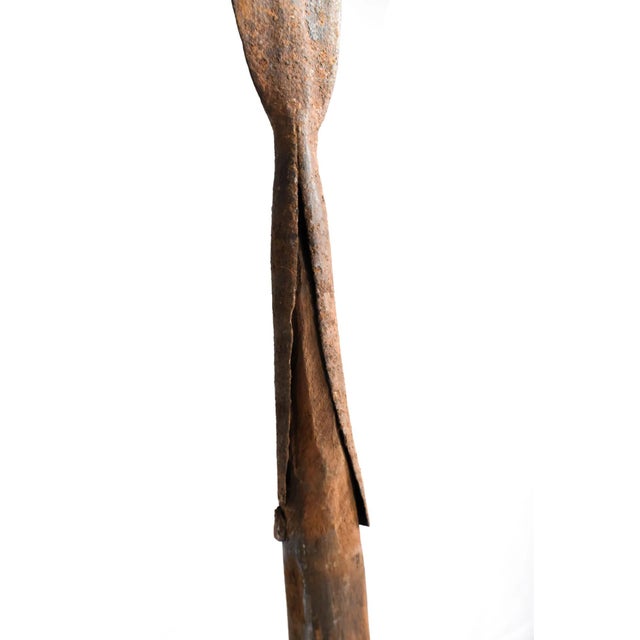 Early 20th Century Maasai Hunting Spear with Iron Blade 62 Inch Kenya For Sale - Image 4 of 7