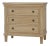 Neoclassical Wooden Three‑Drawer Nightstand For Sale