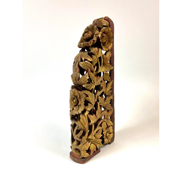 Mid 18th Century Mid 18th Century Architectural Elements Temple Wooden Carving - a Pair For Sale - Image 5 of 8