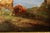 German School 19th Century Oil Painting of a Hiker in an Alpine Landscape For Sale - Image 4 of 16