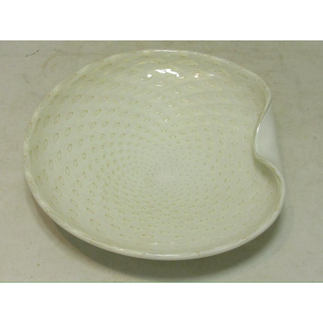 Vintage Alfredo Barbini Murano Glass Dish For Sale In San Francisco - Image 6 of 12