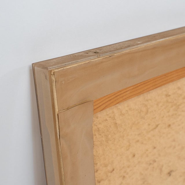 18th Century English Georgian Silk and Gold Metallic Thread Embroidered Apron Panel For Sale - Image 10 of 11