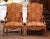 Crafted in Provence, France circa 1880, each comfortable fauteuil sits on cabriole legs decorated with acanthus leaves at...