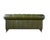 2020s Matthew Izzo Home Churchill Tufted Leather Love Seat For Sale - Image 5 of 6