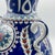 Handmade Ceramic Kandil Vase (50cm) Cobalt Blue Calligraphy Triple Handled Form For Sale - Image 6 of 11