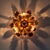 Mid-Century Modern Four-Light Ceiling Lamp, Italian, 1970s For Sale - Image 14 of 18