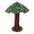 A delightful decorative table lamp designed in the shape of a small tree. It was made in France in the 1960s. The top is...