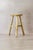 Contemporary Vintage Rustic Elm Wood Stool For Sale - Image 3 of 5