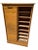 Oak Filing Cabinet with Double Rollfront Doors, 1950s For Sale - Image 4 of 8