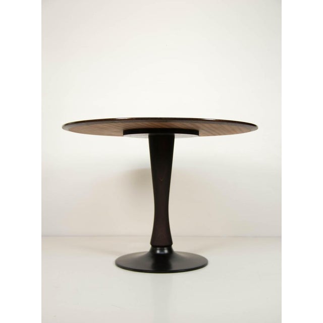 Mid-Century Pedestal Dining Table attributed to Dřevotvar Jablonné, 1960s For Sale - Image 3 of 11