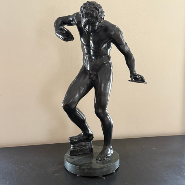 Bronze Sculpture of the Dancing Faun For Sale - Image 10 of 11