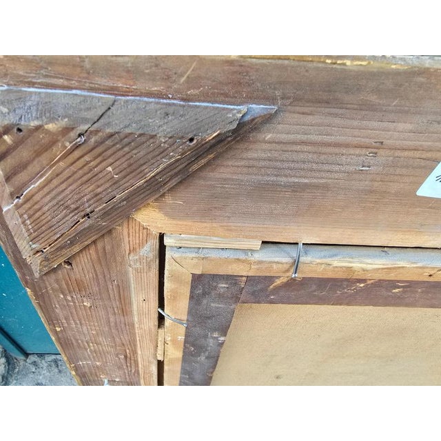 Dutch Artist, Frozen River Scene, 1900, Oil Painting, Framed For Sale - Image 3 of 13